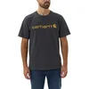 Image de Carhartt Homme T-shirt Carhartt T-shirt ample et lourd à manches courtes avec logo graphique, Gris, M