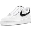 Image de Nike Wmns Air Force 1 '07, Chaussures de Basket Unisexe-Adulte, White Black White, 40.5 EU