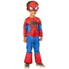 Image de RUBIE'S - Marvel Officiel - Déguisement enfant classique Spidey - Taille 3-4 ans - Costume officiel avec masque du super héros de la série Spidey et ses amis extraordinaires.