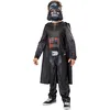 Image de Rubies Costume Dark Vader pour enfant, Jumpsuit imprimé cape et masque Officiel Star Wars Costume durable Green Collection pour carnaval, Noël, anniversaire, fête, Halloween