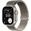Image de Apple Watch Ultra 3 [GPS + Cellular 49 mm] Montre connectée course à pied et multisport avec boîtier titane Naturel et Bracelet Milanais Naturel. Communications satellite, suivi santé et activité