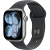 Image de Apple Watch Series 11 GPS + Cellular 42 mm Aluminium kast Sport Band Zwart M/L