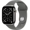 Image de Apple Watch Series 11 GPS + Cellular 42 mm Titanium kast Sport Band Steengrijs S/M