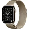 Image de Apple Watch Series 11 GPS + Cellular 42 mm Titanium kast Milanese Loop Goud M/L