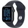 Image de Apple Watch SE 3 (GPS), Boîtier en aluminium minuit de 40 mm | Bracelet Sport bleu marine - S/M. Fitness + Sommeil + Suivi de cycle, Fréquence cardiaque, Signes vitaux, Sécurité