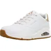 Image de Skechers Uno, Baskets Femme, Blanc Opulenter Garten, 35 EU
