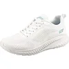 Image de Skechers Baskets Bobs Squad Chaos Face OffSneaker pour femme, Tricot technique blanc cassé, 39 EU