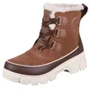 Image de Sorel Bottes imperméables Torino 5 pour femme, Tabac brun velours, 42 EU