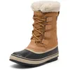Image de Sorel Bottes imperméables d'hiver pour femme, Collection Camel Brown 2024 2025, 40.5 EU