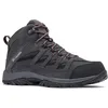 Image de Columbia Homme Crestwood Mid WP Chaussures Montantes De Randonnée Et Trekking, Dark Grey Deep Rust 2024, 53.5 EU