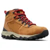 Image de Columbia Newton Ridge Plus 2 Bottes de randonnée imperméables en daim pour homme, Elk Mountain Red, 45 EU
