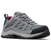 Image de Columbia Women's Crestwood Waterproof, Waterproof Low Rise Trekking and Hiking Shoes, Graphite/Wild Iris, 7.5