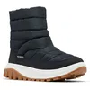 Image de Columbia Bottes de neige mi-hautes Snowtrot pour femme, Sel de mer noir., 40 EU