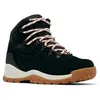 Image de Columbia Newton Ridge Plus Wp Amped Bottes de randonnée et de randonnée mi-hautes pour femme, Rose poudré noir, 41 EU