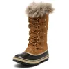 Image de Sorel Joan of Arctic Bottes de neige imperméables pour femme, Camel Brown Black Collection 2024 2025, 41 EU