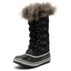 Image de Sorel Joan of Arctic Bottes de neige imperméables pour femme Noir/Quarry, 37 EU, Carrière noire, 37.5 EU