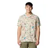 Image de Columbia Men's Pine Canyon Short Sleeve, Short Sleeve Shirt, Dark Stone Outer Bounds, S