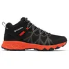 Image de Columbia Men's Peakfreak 2 Mid Outdry, Waterproof Mid Rise Trekking and Hiking Boots, Black/Red Quartz, 12