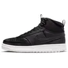Image de Nike Homme Trois quarts de haut Court Vision Mid Hiver, Black Phantom, 44 EU