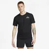 Image de Nike Men's Short Sleeve Top M Nk Df Solar Chase Ss Top, Black/White, DV9305-010, L