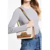 Image de Michael Kors Large Shoulder Bag Vanilla/acorn Size: OS | Handbags Outlet | Dames | Wit