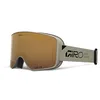 Image de Giro Method Lunettes de ski et de snowboard Taille unique | Vivid Zeiss, vision EXV, anti-buée, compatible OTG, compatible avec le casque | Couleur : stacked stone   Verres : pétrole/infrarouge