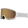 Image de Giro Moxie Lunettes de ski et de snowboard pour femme | Large vision EXV, anti-buée, compatible OTG, lentilles de rechange, compatibles avec les casques | Couleur : noir empilé   Verres : rose ambre