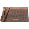 Image de Michael Kors Cross Body Bag In Brown Logo Print Size: OS | Cross Body Bags Outlet | Dames | Bruin