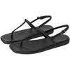 Image de Crocs Sandales Miami Thong pour femme, Noir, 38/39 EU