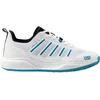 Image de K-Swiss Chaussures de tennis de padel ultra court pour homme - Blanc/noir/bleu lune - Taille 42 EU, Blanc/noir/bleu lune, 42 EU
