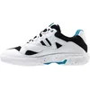 Image de K-Swiss Tura Team Padel Chaussures de tennis pour homme, Blanc/noir/bleu lune, 44.5 EU