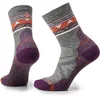 Image de Smartwool Chaussettes de randonnée pour femme avec coussin léger Zig Zag Valley Mid Crew Chaussettes de randonnée pour femme Coussin léger Zig Zag Valley Mid Crew Chaussettes (lot de 1), Gris cendré,