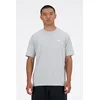 Image de New Balance Athletics Cotton T-shirt In Grey Size: XL | Basic T-Shirts Outlet | Heren | Grijs