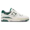 Image de New Balance Bb550vtg Sneakers In Sea Salt & Green Size: 40.5 | Sneakers Outlet | Unisex | Wit