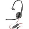 Image de Poly Blackwire 3210 - Blackwire 3200 Series - Casque - On-Ear - Filaire - Réduction active du bruit - USB-C - Noir - Certifié pour Skype pour les entreprises