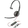 Image de HP Poly Blackwire C3210 Over Ear headset Kabel Mono Zwart Headset, Volumeregeling, Microfoon uitschakelbaar (mute) Computer
