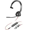 Image de HP Poly Blackwire C3315-M On Ear headset Kabel Mono Zwart Ruisonderdrukking (microfoon), Noise Cancelling Headset, Volumeregeling, Microfoon uitschakelbaar