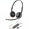 Image de HP Poly Blackwire C3220 On Ear headset Kabel Stereo Zwart Headset, Microfoon uitschakelbaar (mute), Volumeregeling Computer