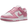 Image de NIKE Dunk Low, Baskets pour femme, 37.5 EU, White Elemental Pink, 37.5 EU
