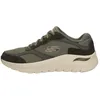 Image de Skechers Baskets Arch Fit 2.0 pour homme, Bordure en daim et maille Duraleather Olive, 42 EU