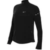 Image de Nike Sweat-shirt Swift Dri-Fit UV Hz pour femme, noir/argenté réfléchissant, taille L