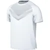 Image de Nike Dri-Fit ADV Stride SS T-shirt pour homme, blanc/argenté réfléchissant, taille M