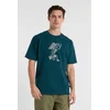 Image de New Balance Debut Statue T-shirt Deepocean Size: L | T-Shirts Outlet | Heren |