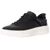 Image de Skechers Baskets 183177-whtSneaker pour homme, Maille en cuir Dura noir, 45 EU