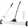 Image de VEVOR Balayeuse magnétique de 91,4 cm avec roues, capacité de 25 kg, avec outil de ramassage magnétique télescopique, poignée réglable, balai magnétique pour ramasser des clous et des vis, pour