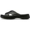Image de Crocs Classic Womens Cross Strap Sandales pour femme, Noir, 34/35 EU