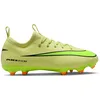 Image de Nike Jr Zoom Vapor 16 Academy Fg/Mg Chaussures de football Limelight/Volt/Hyper Crimson Taille 35 EU, Limelight Volt Hyper Crimson, 35 EU