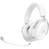 Image de HyperX Cloud III S Casque de gaming sans fil, Bluetooth, 2,4 GHz, PC, PS5, Xbox, drivers 53 mm, DTS, microphone 10 mm, batterie jusqu'à 200 h, blanc