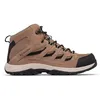 Image de Columbia Crestwood Mid Chaussures de randonnée imperméables pour homme, Piment de la Jamaïque bleu écras, 40.5 EU