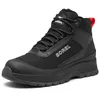 Image de Sorel Outing Nw Sneaker Mid Bottes imperméables pour homme Noir Pointure 45, Noir, 45 EU